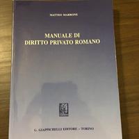 Manuale di diritto privato Romano - Matteo Marrone