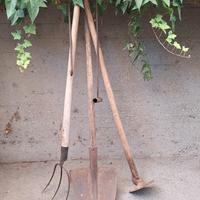 set antichi attrezzi agricoli 