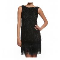 Abito in pizzo verde con catena by MANGANO,Tg.42