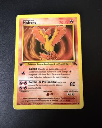 Moltres - Set Fossil (27/62) - Non holo - 1st ed