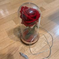 Lampada rosa “La bella e la Bestia”