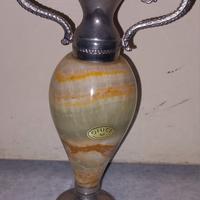 Vasetto piccolo vintage ornamentale in onice