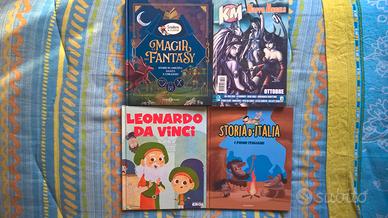 Lotto 14 libri e fumetti per bambini e ragazzi