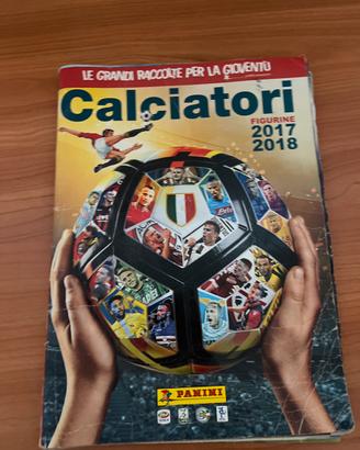 album completo calciatori panini 2017/2018