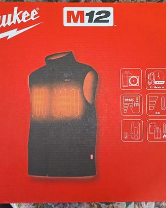 Gilet termico riscaldato nero Milwaukee taglia S