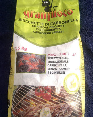 Carbonella per barbecue Granfuoco 2,5 kg