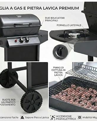 nuovo bbq a gas
