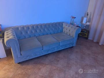 Divano Chesterfield a 3 posti