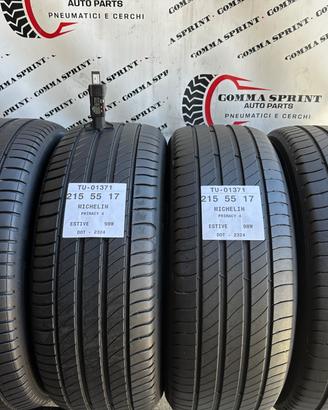 4 PNEUMATICI 215/55 R17 MICHELIN ESTIVE