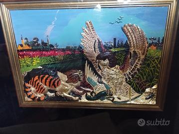 Bassorilievo omaggio ad Antonio Ligabue 