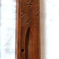 Flauto doppio in legno