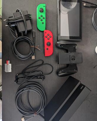 Nintendo Switch+custodia+micro sd 128gb