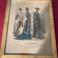 Stampa antica moda 1892