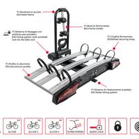 Portabici da gancio di traino Menabo Alcor 4