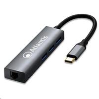 ADATTATORE TYPE-C A LAN + HUB USB