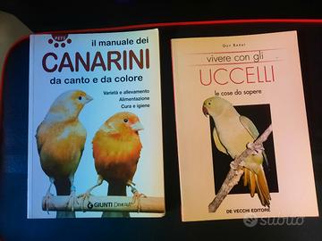libri x canarini, cardellini  ed esotici