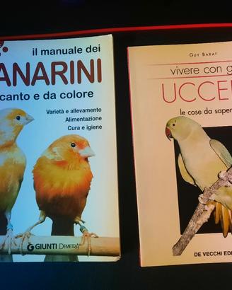 libri x canarini, cardellini  ed esotici