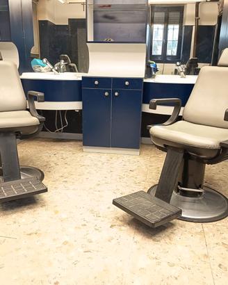 Coppia Poltrone Barbiere MÜSTER Originali Anni '80