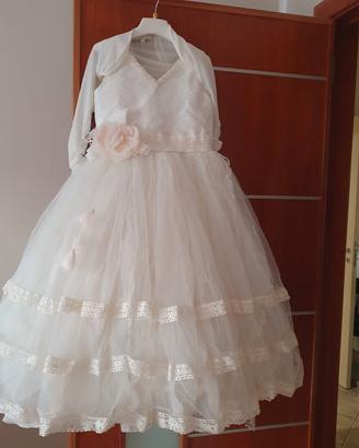 Vestito abito prima  Comunione Bimba 10 anni