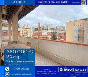 Via Principessa Jolanda - attico centrale