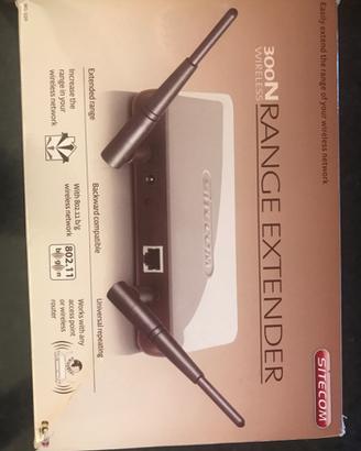 300N wireless range extender network