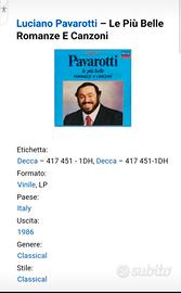 Luciano Pavarotti (Le più belle romanze e canzoni)