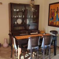 Soggiorno in teak + mobile tv