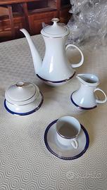 SERVIZIO DA CAFFE' PORCELLANA FINE DI BOHEMIA 