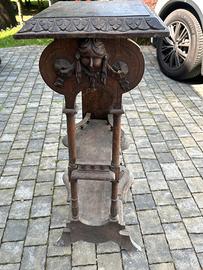 Piedistallo/gueridon in legno