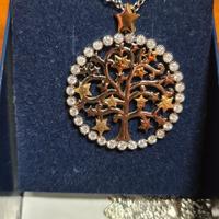 Collana lunga pendente albero della vita Bluespiri