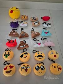 Lotto 19 portachiavi Emoji