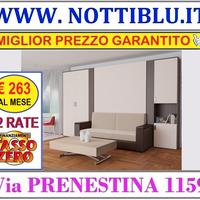 Letto a Scomparsa 2 piazze_12 rate €263 TASSO ZERO