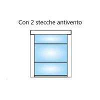 Tenda per esterni Ermetika con steccato