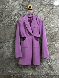 Abito Simil Blazer Spezzato Cut Out Malva Zara