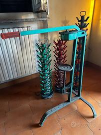 Imbottigliatore con scolabottiglie