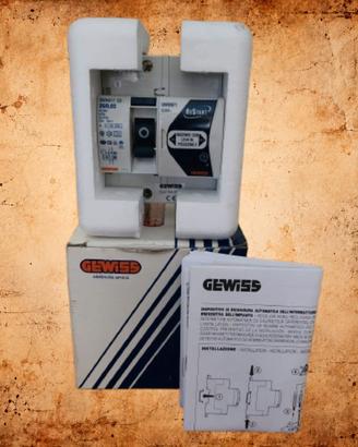 GEWISS ReStart GW94817R 25A 30mA NUOVO