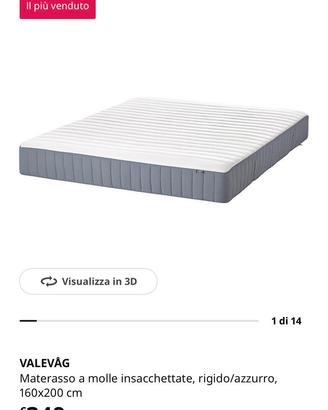 Materasso Ikea VALEVAG 160x200