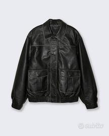 Giubotto similpelle marrone NUOVO