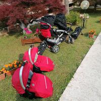 carrozzina gemellare 