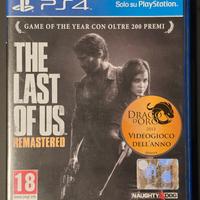 The last of us - remastered per PS4
