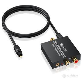 eSynic 192KHZ Convertitore Professionale da Ottico