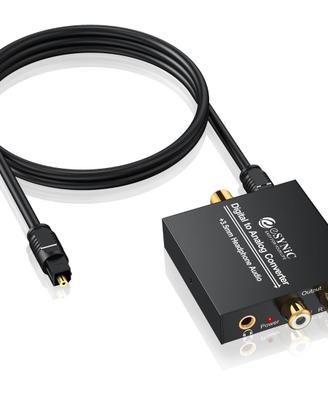 eSynic 192KHZ Convertitore Professionale da Ottico