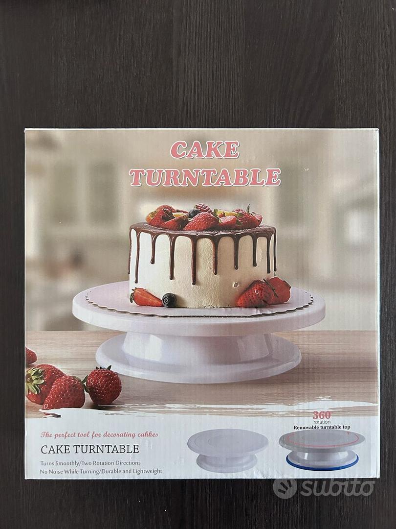 Kit Decorazione Torte Completo: Piatto Girevole 30,5 Cm, Spatole E Raschietti Per Glassare – Set Professionale Per Pasticceria