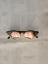 occhiali Ray-ban donna, lenti specchiate, nuovi