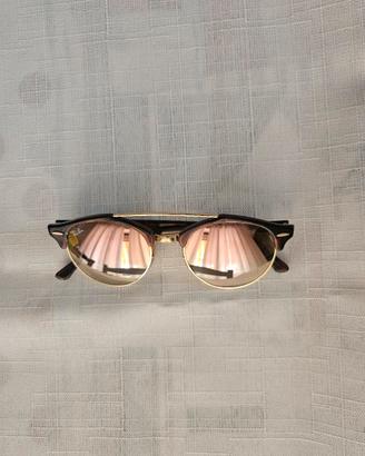 occhiali Ray-ban donna, lenti specchiate, nuovi