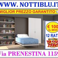 Letto a Scomparsa FOX 1p _ 12 rate da 100 €