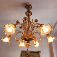 Lampadario in vetro di Murano  originale 