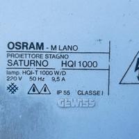 Lampade Osram HQI 1000 w/D per campi sportivi