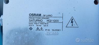 Lampade Osram HQI 1000 w/D per campi sportivi
