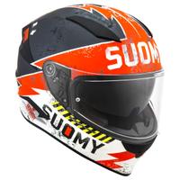 CASCO SUOMY SPEEDSTAR PROPELLER MATT ANTRACITE RED